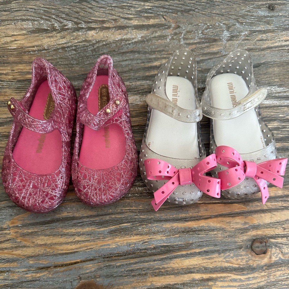 Mini Melissa Mary Jane (2 Pairs) Size 6
